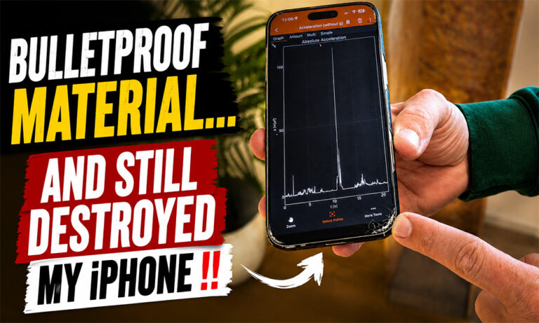 Bulletproof Material for an iPhone?! | Benks Kevlar Case Drop Test