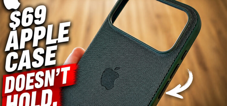We Dropped Apple’s $69 TechWoven Case – Is This Fabric Case Actually Protective?